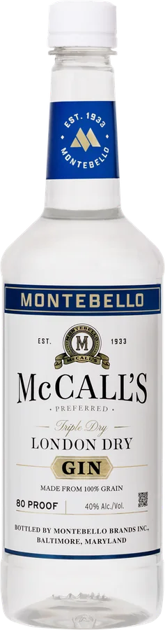 McCall’s London Dry London Dry Gin, 750 ml, refreshed label