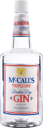 McCall’s London Dry London Dry Gin, bottle photo 1, previous label