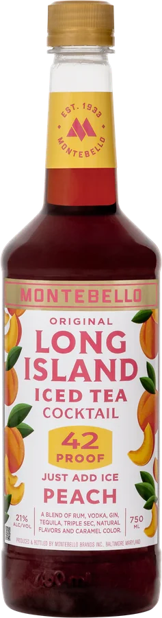Peach Long Island Iced Tea, 750 ml, refreshed label