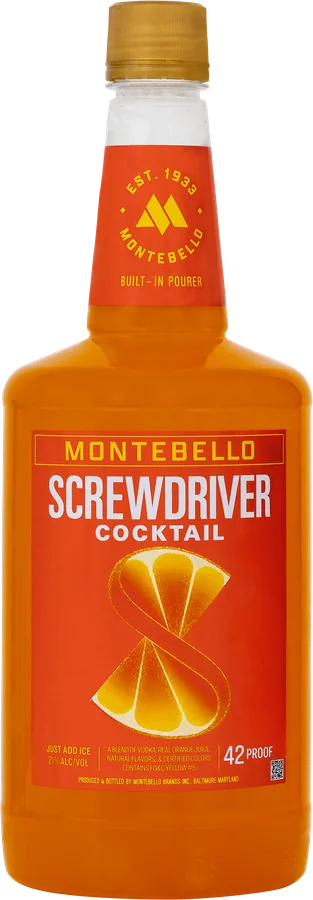 Screwdriver Montebello Cocktail, 1.75 l, refreshed label