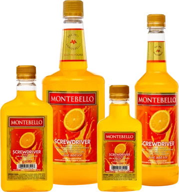 Screwdriver Montebello Cocktail, family photo, previous label