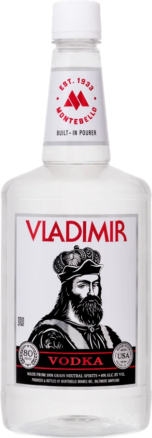 Vladimir 80 Vodka · 80 proof, 1.75 l, refreshed label