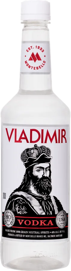 Vladimir 80 Vodka · 80 proof, 750 ml, refreshed label