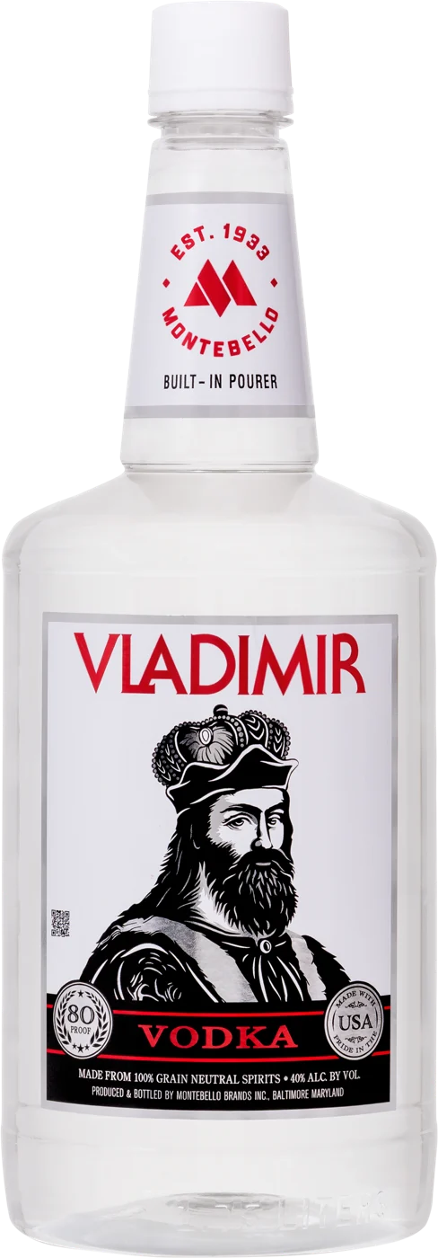 Vladimir 80 Vodka · 80 proof bottle